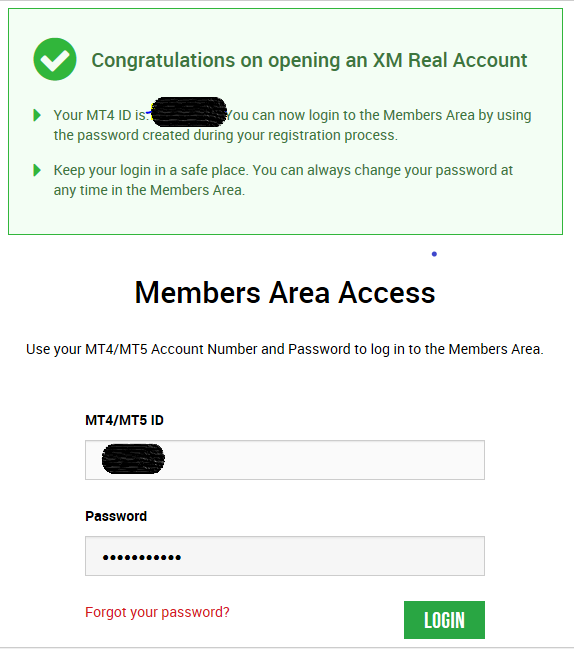 Partner Account Registration, xm registration.