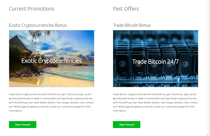 KontoFX bonus