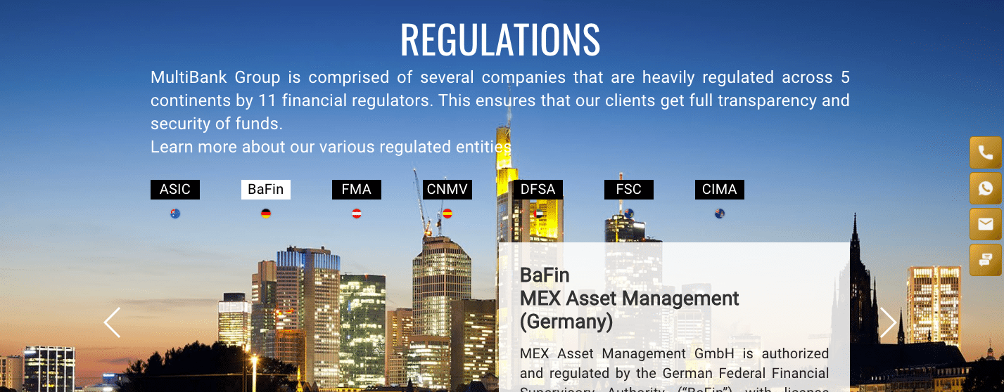 MultiBank regulations review