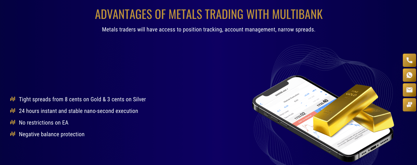 Metal trading at MultiMarket review