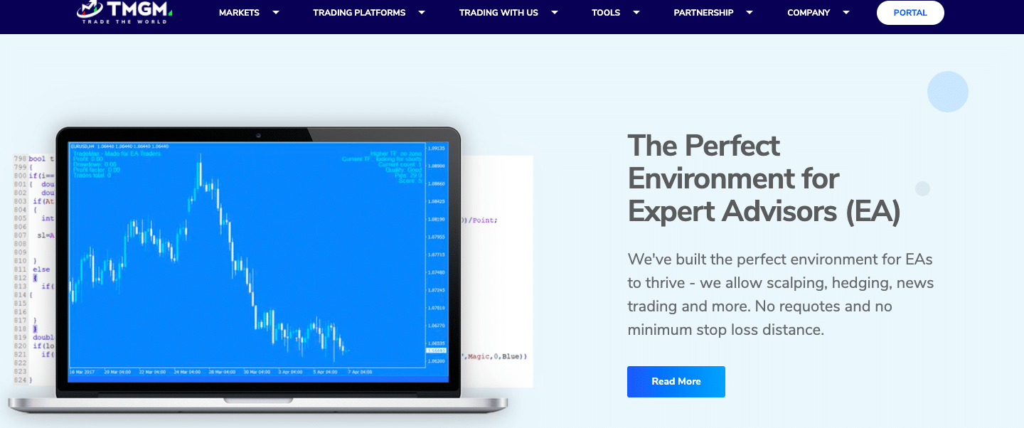 Forex trading at TMGM