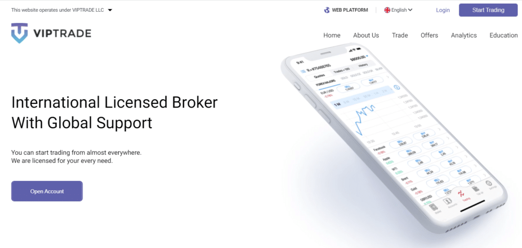 VIPTRADE FX brokerage