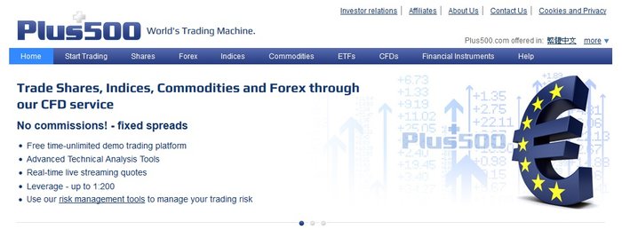 Plus500 forex broker review