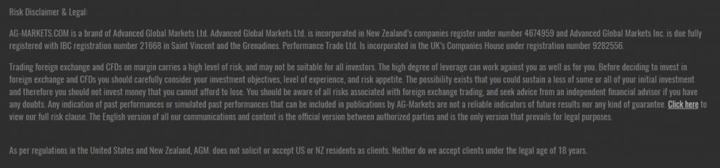 AG Markets broker review